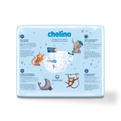 Chelino Pañales infantiles Talla 5 (13-18kg), 30 Unidades ( Paquete de 1)