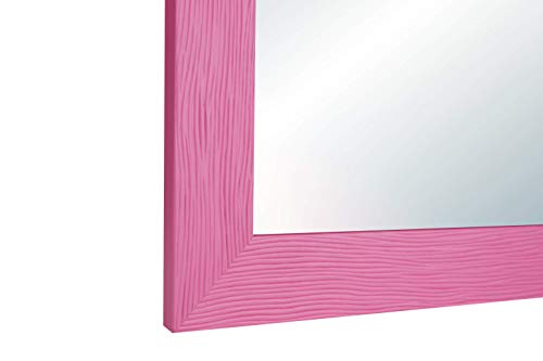 Chely Intermarket, Espejo de Pared Cuerpo Entero 35x100cm(43x108cm) Rosa/Mod-146, Ideal para peluquerías, Comedor, Dormitorio y oficinas. Fabricado en España. Material Madera.(146-35x100-4,15)
