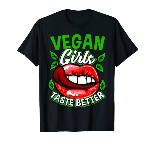 Chicas veganas saben mejor regalo, divertido fitness vegetariano niña Camiseta