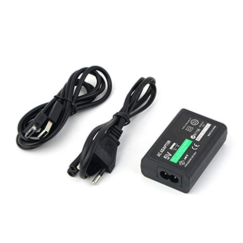 CHILDMORY Adaptador de CA de 5V EU Inicio Cargador de Pared para PS Vita PSV
