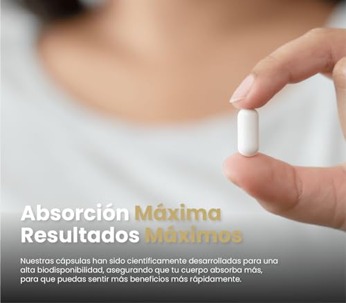 Citrato de Magnesio Puro 400mg | 240 Cápsulas (Suministro para 8 meses) - Suplemento Natural de Alta Concentración y Absorción para Salud Muscular, Ósea y Mental | Fabricado en España