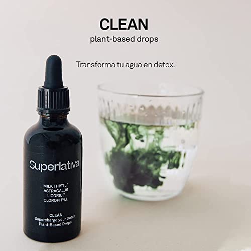 Clean | Apoya la detoxificación natural del organismo | Protege hígado y riñones | Suplemento natural con adaptógenos. Cardo Mariano, Regaliz, Astrágalo y Clorofilina.