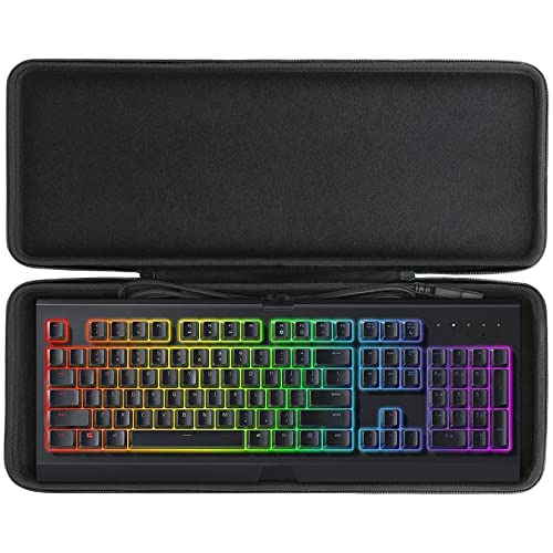 co2CREA Funda rígida para Razer Cynosa V2 /Cynosa Chroma/BlackWidow V3 Pro/Huntman Elite/Ornata V2 /Huntman V2 Mechanical Gaming Tastatur (Caja única, Solo Caja)