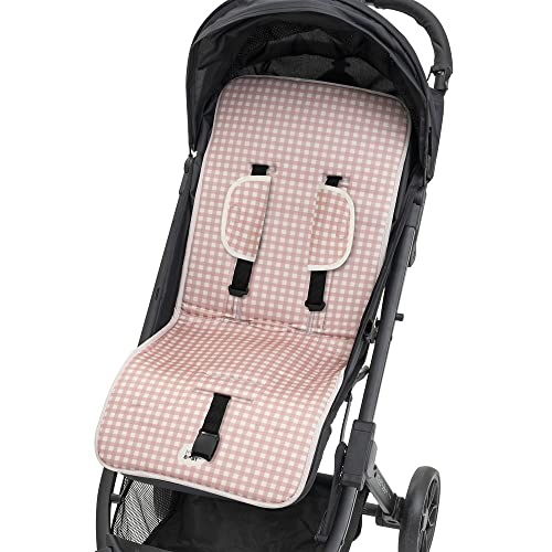 Colchoneta Silla Paseo Universal Transpirable verano,Cojín Silla de Paseo para el Cochecito y Asiento de Carro (15)