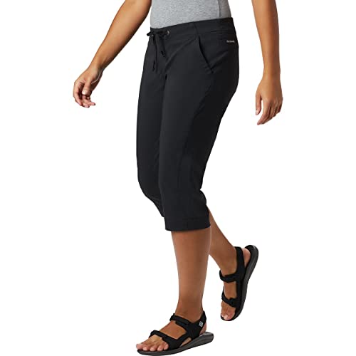 Columbia Anytime Outdoor Pantalones de Senderismo, Unisex, Negro, UK: Talla 14/18-"