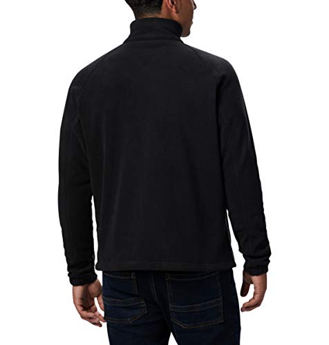 Columbia Fast Trek II Full Zip Fleece - Forro Polar para Hombre, Color Negro, Talla L