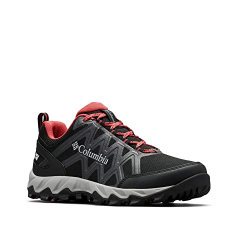 Columbia PEAKFREAK X2 OUTDRY WATERPROOF Zapatillas De Senderismo Y Trekking impermeables Mujer , Negro (Black x Daredevil), 40 EU