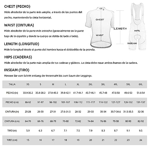 Conjunto de Ropa de Ciclismo Personalizada para Hombres Maillot de Manga Corta de Verano y Culotte con Tirantes y Acolchado para Equipos Pro