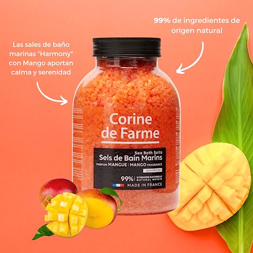 CORINE DE FARME Harmony Mangue - Sales de baño marinas con olor a mango