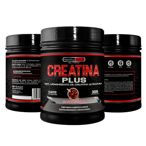 Creatina Monohidrato en polvo | 100% Creatina Pura Monohidrato sin añadidos| Favorece el crecimiento muscular y aumenta el rendimiento físico | Alta solubilidad | 300g Sabor Sandía