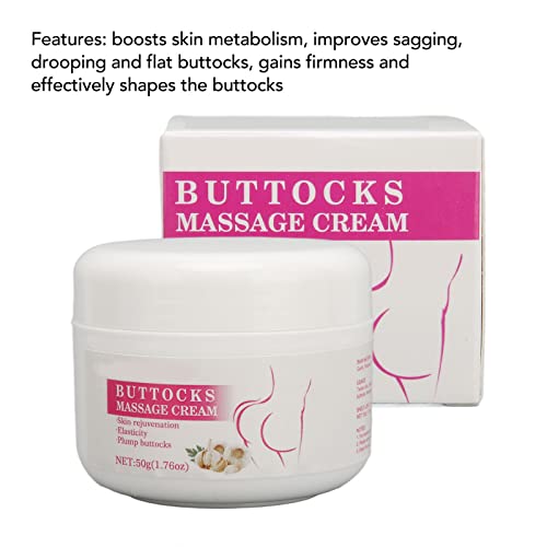 Crema de Aumento de Cadera, 1.8 Oz Crema de Realce de Glúteos para Levantamiento de Cadera Crema Hidratante Reafirmante de Cadera para Mujeres Crema de Aumento de Glúteos Conveniente Sedoso Suave