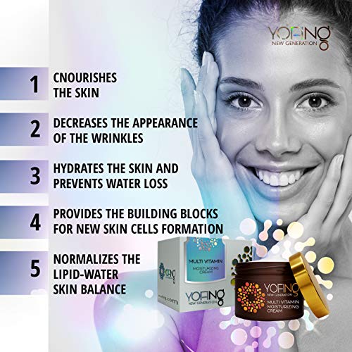 Crema De Día Multivitamínica Minerales Puros Del Mar Muerto Retinol (vitamina A) Ácido Hialurónico Vitaminas B, C y E Nutre e Hidrata La Piel
