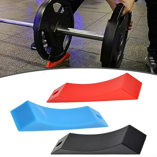 Cuña de peso muerto, alternativa de gato de levantamiento de pesas de silicona, barra de peso muerto, accesorios de equipo de levantamiento de pesas, descarga de cuña de gimnasio para levantamiento de