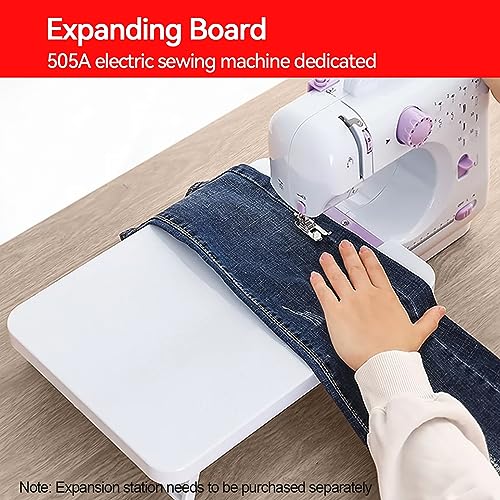 Dancal Mesa de extensión de plástico para máquina de coser, mesa deslizante para máquina de coser eléctrica 505A, accesorios