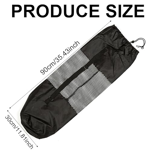 DDKY 1 Artículo 90 * 30 CM Bolsa para Esterilla de Yoga, Bolsa para Esterilla de Gimnasia y Pilates, Bolsa de Transporte Funcional para esterillas de Yoga