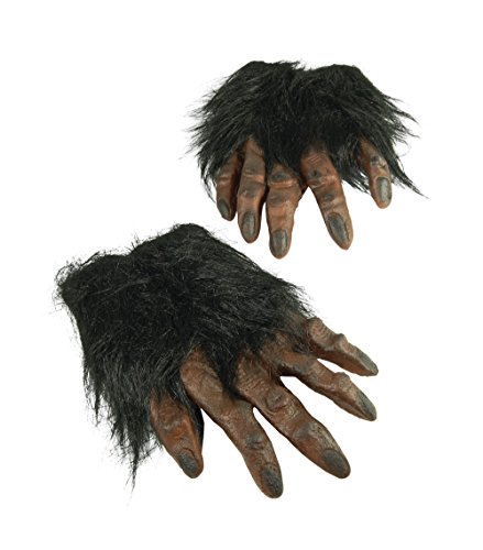 Desconocido Home and Leisure Online - Guantes peludos para disfraz de hombre lobo