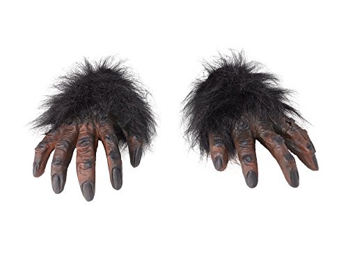 Desconocido Home and Leisure Online - Guantes peludos para disfraz de hombre lobo