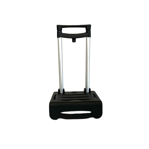 Devesa Carro Mochila Escolar para Niño y Niña Plegable y Resistente - Carrito Plegable con Ruedas para Mochilas Escolares - Trolley Escolar - D202 (Negro)