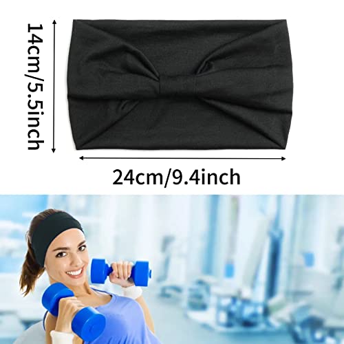 Diademas Pelo Mujer 3 Piezas Cinta Pelo Mujer Diadema Ancha Turbante Bohemia Diademas de Yoga Anchas para La Cabeza Bandas Elásticas para El Pelo Accesorios para El Cabello para Mujeres y Niñas
