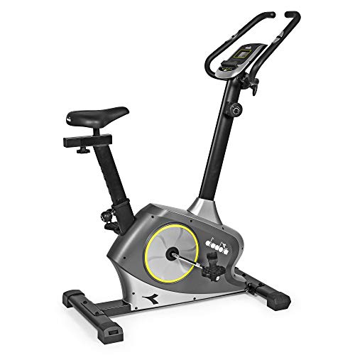 Diadora Fitness Vega - Bicicleta estática Unisex para Adulto, Color Plateado