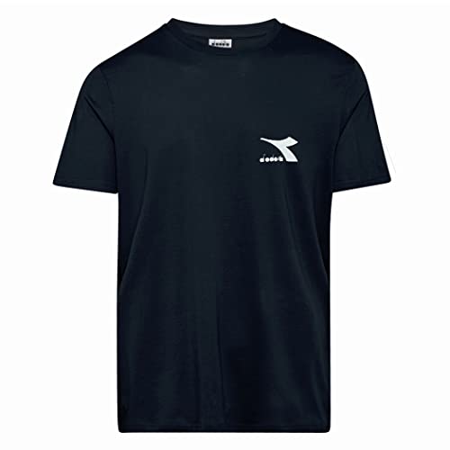 Diadora SS - Camiseta Corre CC para hombre, de algodón, color liso, con logotipo 102.178748, Optical White, 3XL
