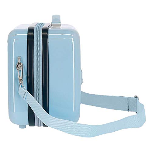 Disney El Rey Leon Neceser Adaptable con Bandolera Azul 29x21x15 cms Rígido ABS 9,14L