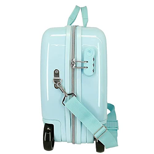 Disney Frozen Memories Maleta infantil Azul 50x39x20 cms Rígida ABS Cierre de combinación lateral 34L 1,8 kgs 4 Ruedas