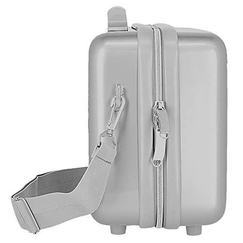 Disney Mickey 101 Neceser Adaptable con Bandolera Gris 29x21x15 cms Rígido ABS 9,14L 0,6 kgs