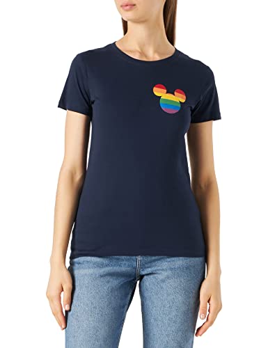 Disney WODMICKTS134 Camiseta, Vaquero, S para Mujer