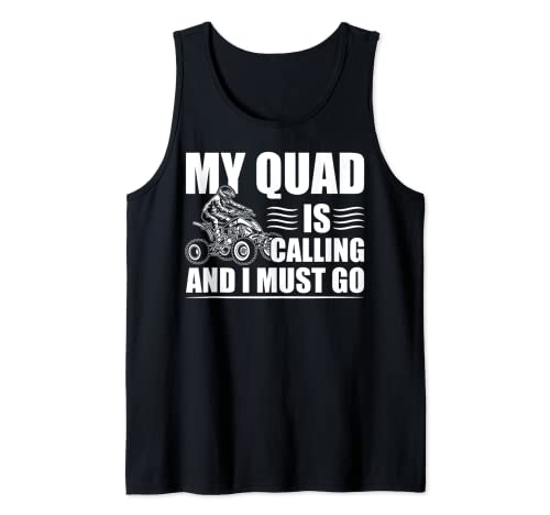 Divertido Quad Bike El Estilo De Vida Del Motorista De Quad Camiseta sin Mangas