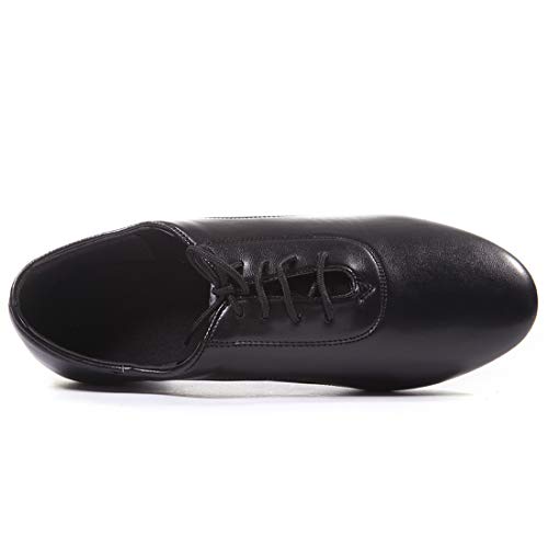 DoGeek-Zapatos de Baile Latino Zapatos Baile de Hombre para Hombre(3 cm)