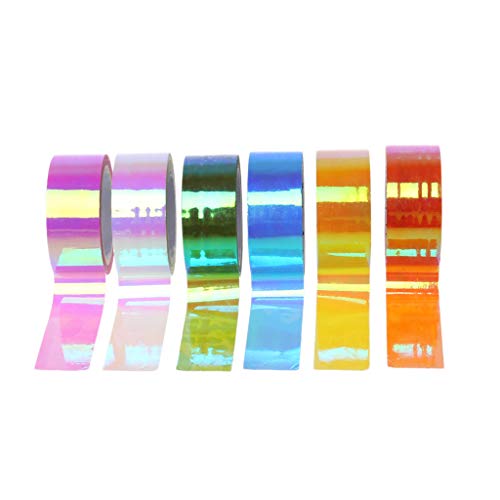 dongguan NUEEUDD Gimnasia rítmica Decoración Holográfica Prismático Brillo Cintas Aros Stick Deporte Accesorio Azul