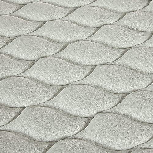Dormio Visco Blue colchón Viscoelástico 90x190x19 Transpirable e hipoalérgenico, Blanco, 90x190
