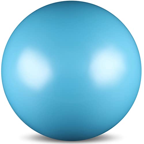 DRUNA Pelota de Gimnasia Rítmica de Silicona 300 g 15 cm Azul Claro
