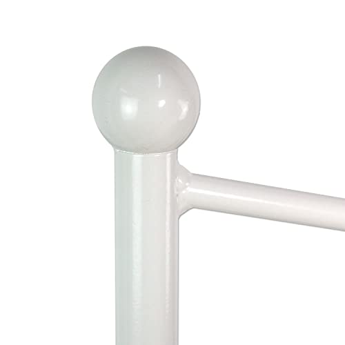 El Herrero Cabecero de Forja Córdoba | Cabezal para Cama de Matrimonio e Individual | Producto Artesanal, Hecho en España Blanco, para Cama de 150 (157cm)