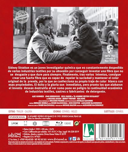 El hombre vestido de blanco - BD [Blu-ray]