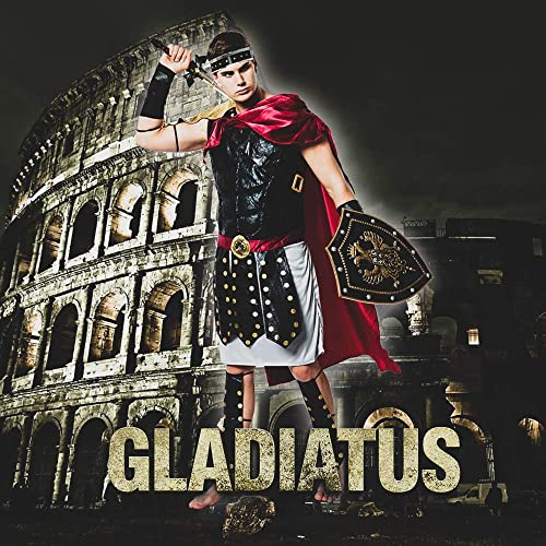 EraSpooky Disfraz De Cosplay De Guerrero Romano Adulto Traje de Gladiador Para Fiesta De Hombre Ropa Divertido De Halloween