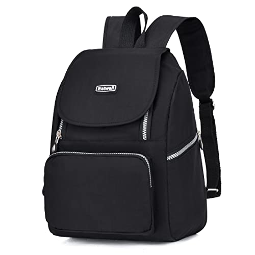 Estwell Mochila Mujer Pequeña Bolso Mochila Impermeable Nailon Bolso Bandolera Moda Casual Bolso Mochila de Viaje Ligero Mochila Escuela Multifuncional Mochila con Bolsillos Múltiples