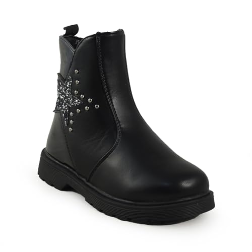 ETIKA 16003 Botín sin cordones estilo casual Negro Niñas talla: 33