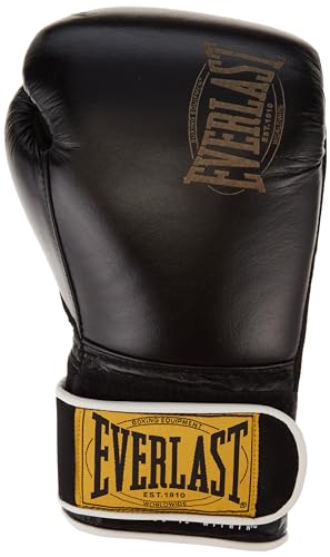 Everlast 1910 Classic Guantes Unisex para Adultos, Negro, 453 G (16 Oz) Ue