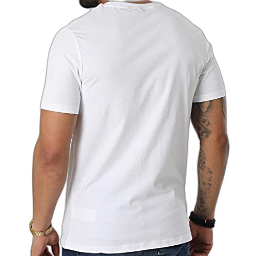 Everlast Spark Graphic, Camiseta para Hombre, Blanco, L
