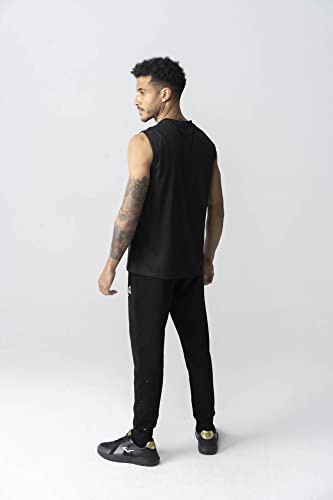 Everlast Sylvan Camiseta De Tirantes para Hombre, Negro, M