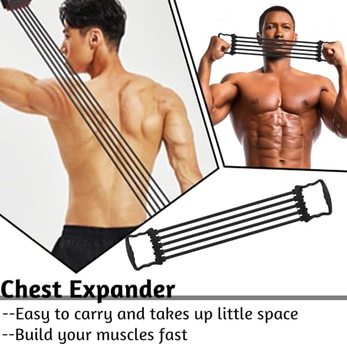 Expander Fitness con mango Sports Expander Fitness Brusttraining gerät Chest Expander Schultertrainer Brustmuskeltrainer Brustmuskeltrainer Brustmuskeltrainer BrustExpander für Männer & Frauen für