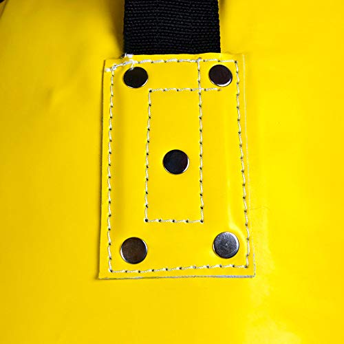 Fairtex Bolsa de boxeo pesada sin relleno HB6-6 pies Muay Thai Banana amarillo para Kick Boxing MMA K1 (amarillo)