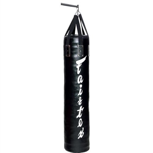 Fairtex Unfilled Bolsa Pesada para Muay Thai, Boxe, Kickboxing, MMA (HB6 Nero)