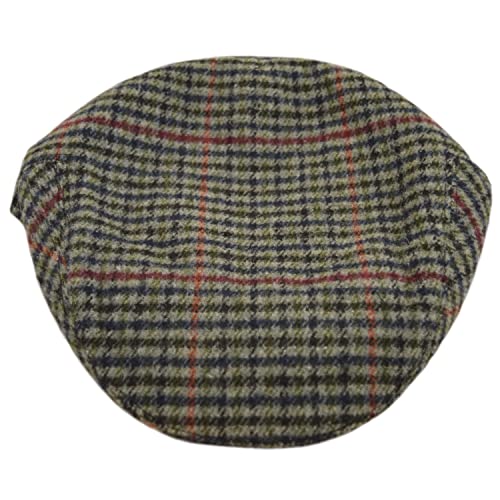 Faith & Sarah Kids Gorra plana para niños o niñas Tweed, espiga o tartán Peak Sombreros para niños pequeños y niños de 2 a 12 años, Tweed Gris, 2-4 Años