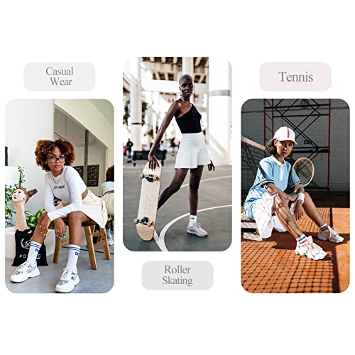 Falda Pantalon Mujer Pantalón Corto Deportivo Skorts Faldas de Tenis Plisadas con Pantalones Deportivas Faldas de Tenis Hockey Golf