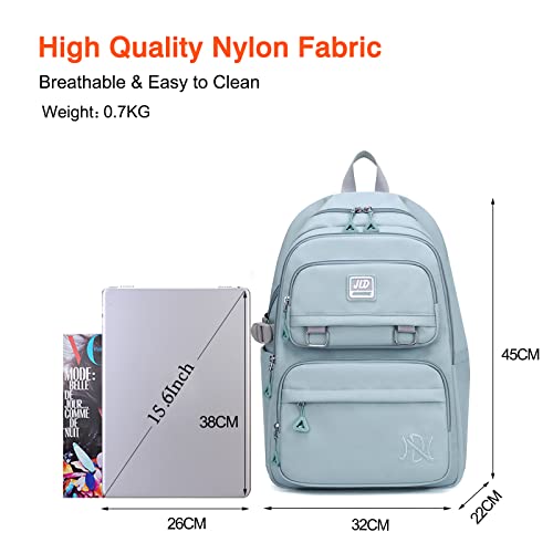 FANDARE Mochilas infantiles Mochilas escolares Juveniles Mochilas escolares para niños niñas Viaje Hiking Daypacks Impermeable Nylon Azul