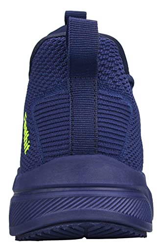 Feethit Zapatillas de Deporte Transpirables Hombre Correr Caminar Bambas Gimnasio Fitness Atlético Tenis Trabajo Ligeros, Azul Oscuro 42 EU
