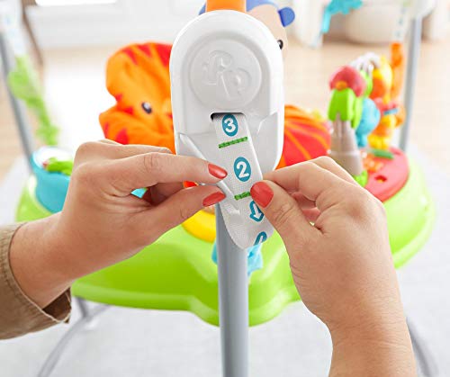 Fisher-Price Saltador Animalitos de la Selva - Producto para Bebés - Con Música, Luces, Sonidos y Accesorios - Regalo para Bebés de 6+ Meses, CHM91